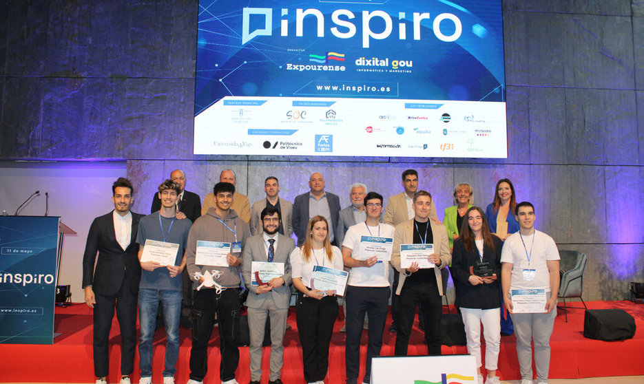 Participantes en el Concurso de Proyectos Emprendedores celebrado en el encuentro "Inspiro".