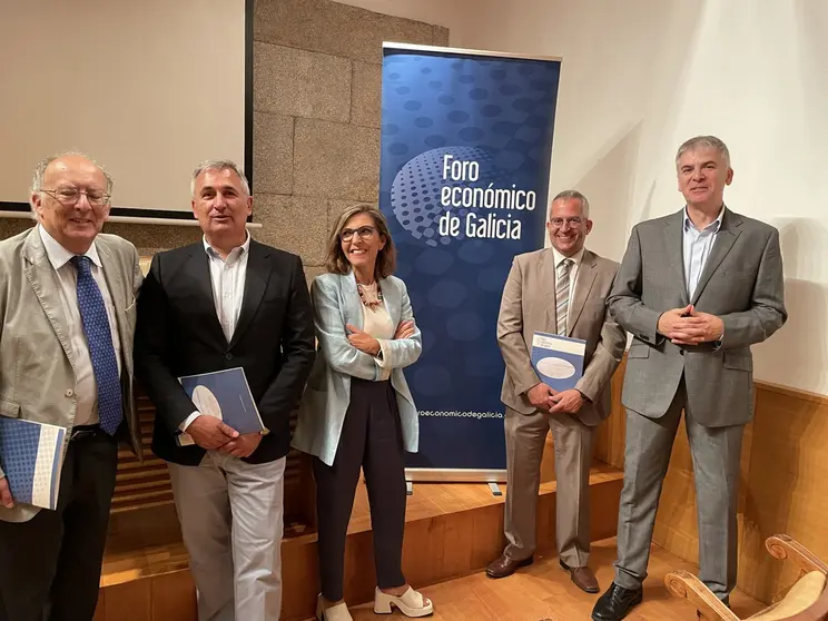 Presentación do informe do Foro económico de Galicia.