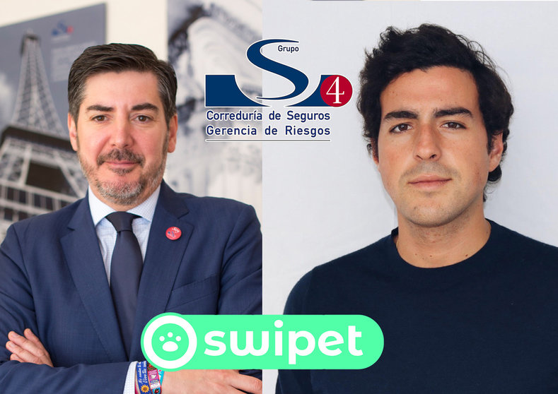 Alfredo Blanco, izquierda, CEO de Grupo S4, y Eduardo Pena, CEO de Swipet.