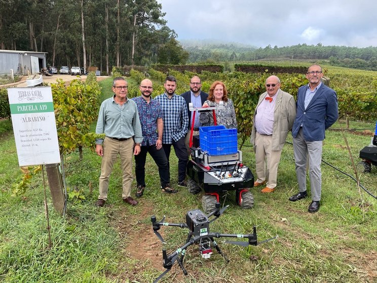 La bodega Terras Gauda participa en el proyecto internacional FlexiGrobots con el fin de mejorar la gestión del viñedo.