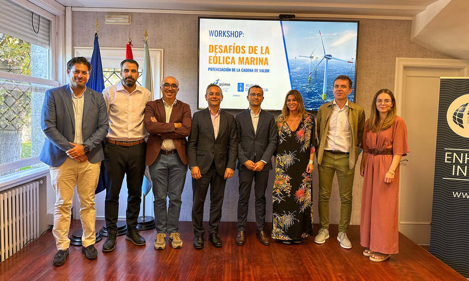 Participantes en el workshop sobre los desafíos actuales de la eólica marina celebrado en Vigo.