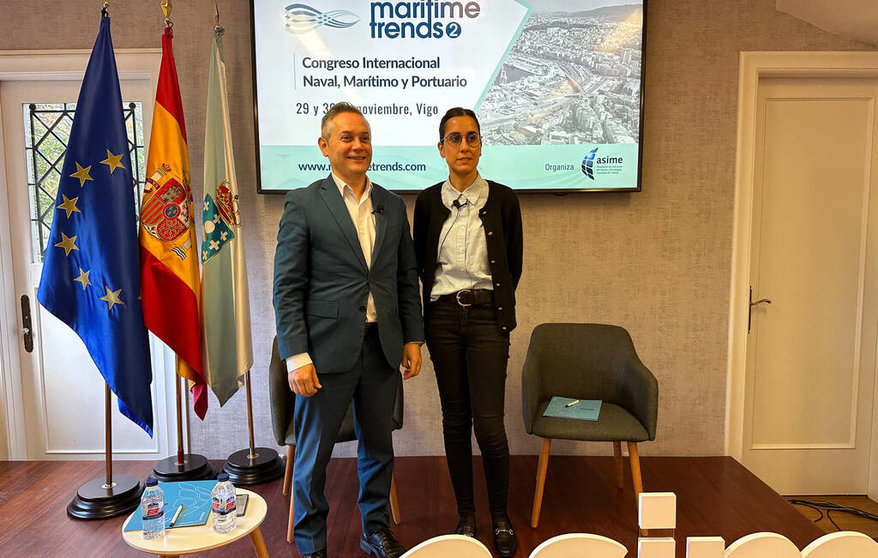Enrique Mallón y presentaron la segunda edición del congreso Maritime Trends Summit.