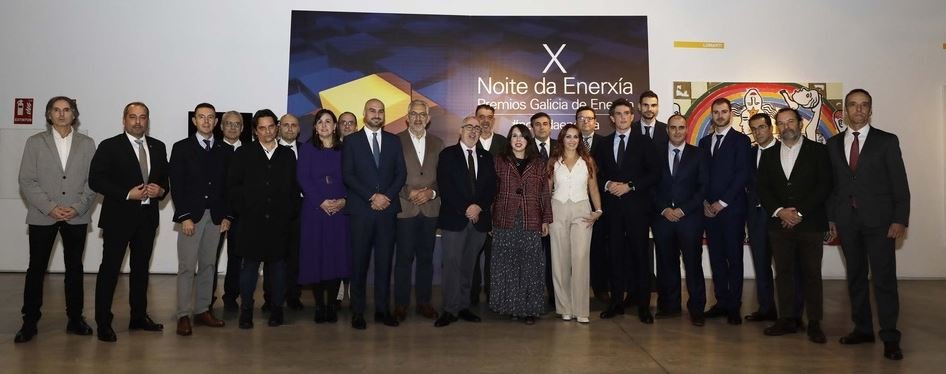 Premiados en la celebración de los X Premios Galicia de Energía.