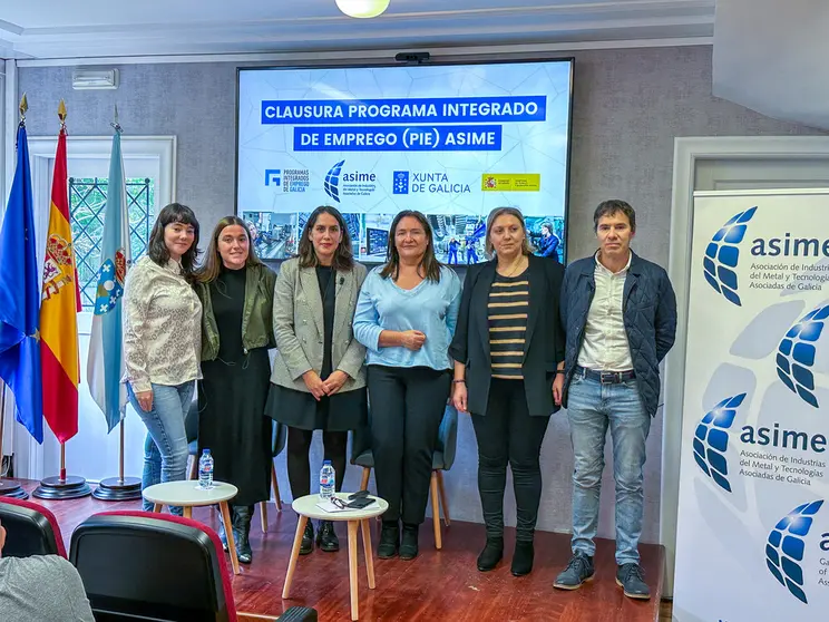 Acto de clausura del Programa Integrad de Empleo de Asimel.