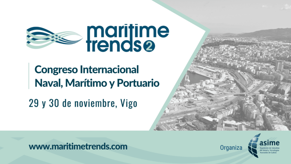 Cartel del Congreso Internacional "Maritime Trends Summit".