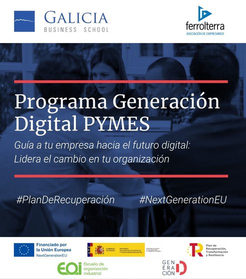 La AEF organiza para Ferrolterra el programa formativo "Generación Digital Pymes".