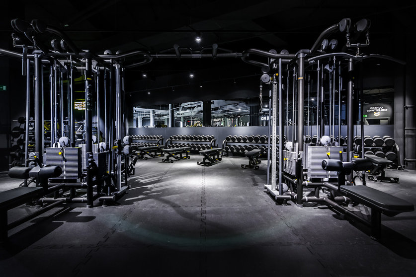 Imagen de una de las salas de los centros Fitness Park.